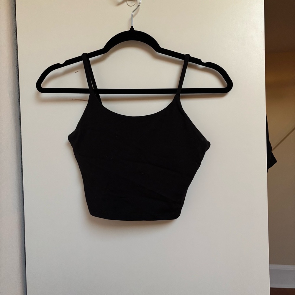 Classic Black Women's Crop Top - Picture 3 of 3